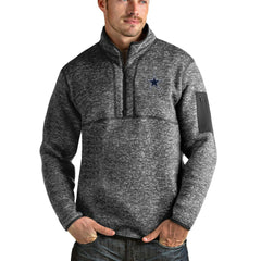 Dallas Cowboys  Antigua Fortune Quarter-Zip Pullover Jacket