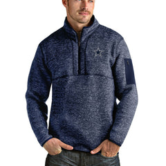 Dallas Cowboys  Antigua Fortune Quarter-Zip Pullover Jacket