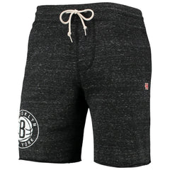 Brooklyn Nets Homage Primary Logo Tri-Blend Sweat Shorts Online