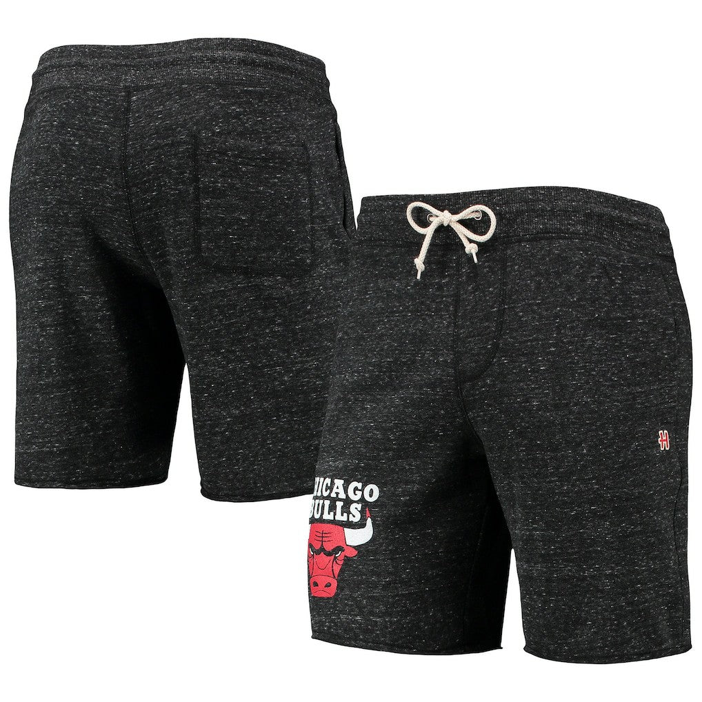 Chicago Bulls Homage Primary Logo Tri-Blend Sweat Shorts Discount