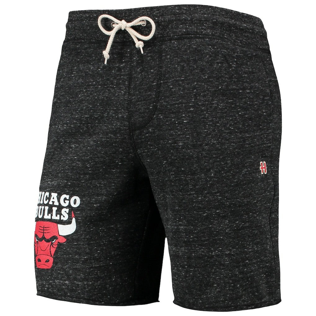 Chicago Bulls Homage Primary Logo Tri-Blend Sweat Shorts Discount