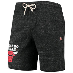 Chicago Bulls Homage Primary Logo Tri-Blend Sweat Shorts Discount
