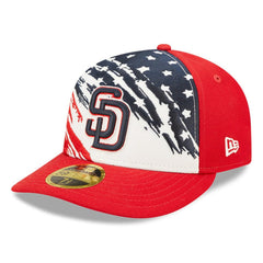 San Diego Padres New Era 2022 4th of July Low Profile 59FIFTY Fitted Hat | MLB Near me