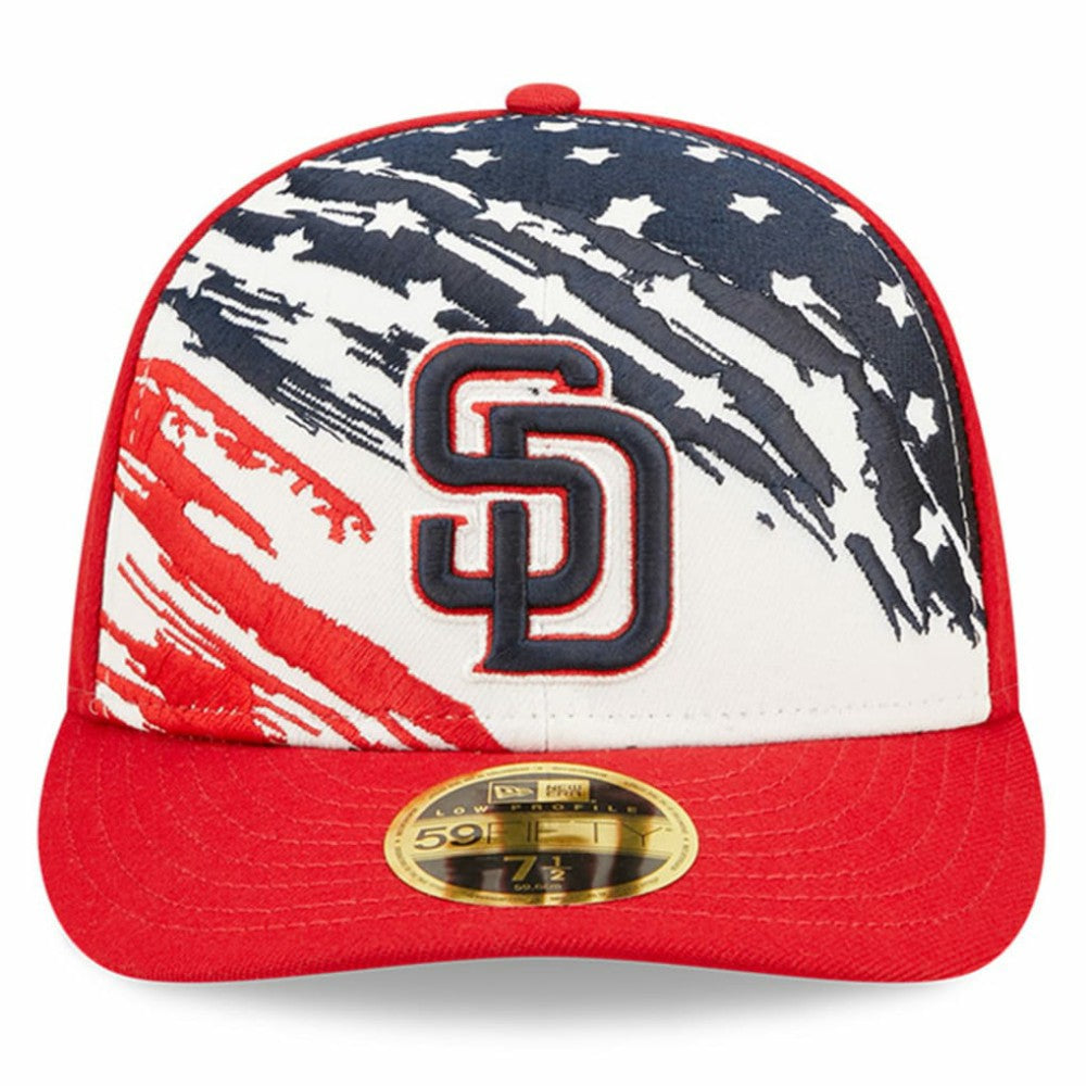 San Diego Padres New Era 2022 4th of July Low Profile 59FIFTY Fitted Hat | MLB Near me