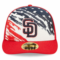 San Diego Padres New Era 2022 4th of July Low Profile 59FIFTY Fitted Hat | MLB Near me
