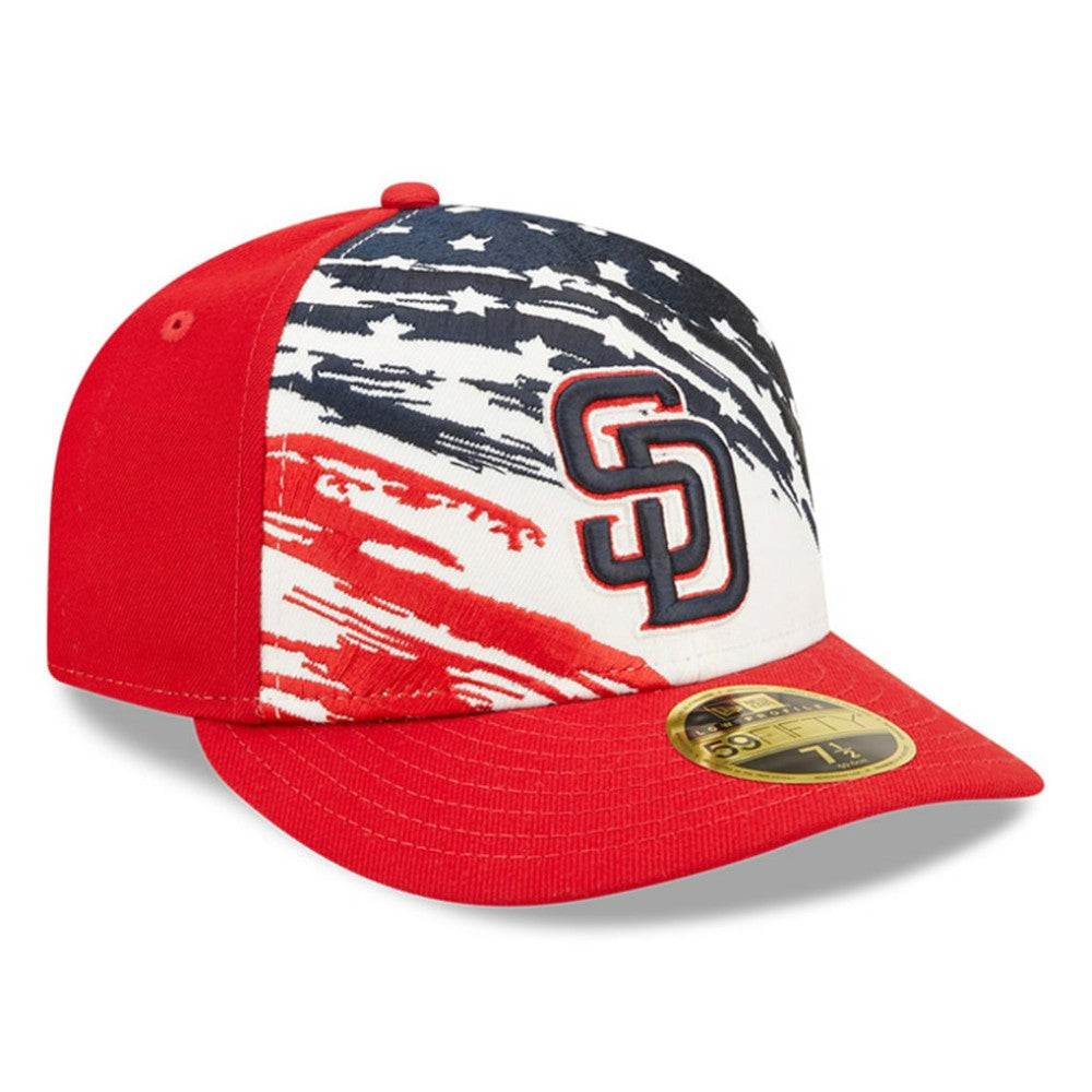 San Diego Padres New Era 2022 4th of July Low Profile 59FIFTY Fitted Hat | MLB Near me