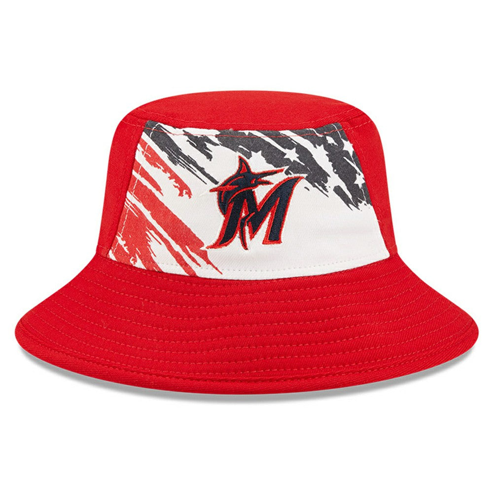 Miami Marlins New Era 2022 4th of July Bucket Hat | MLB On Sale