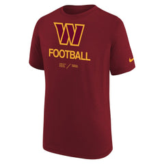 Washington Commanders Nike Youth Sideline Legend Performance T-Shirt