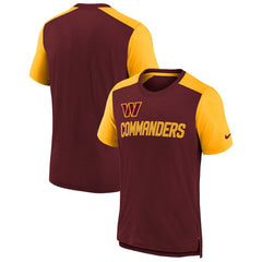 Washington Commanders Nike Youth Colorblock Team Name T-Shirt