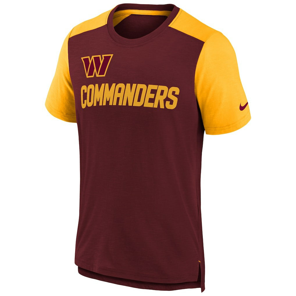 Washington Commanders Nike Youth Colorblock Team Name T-Shirt