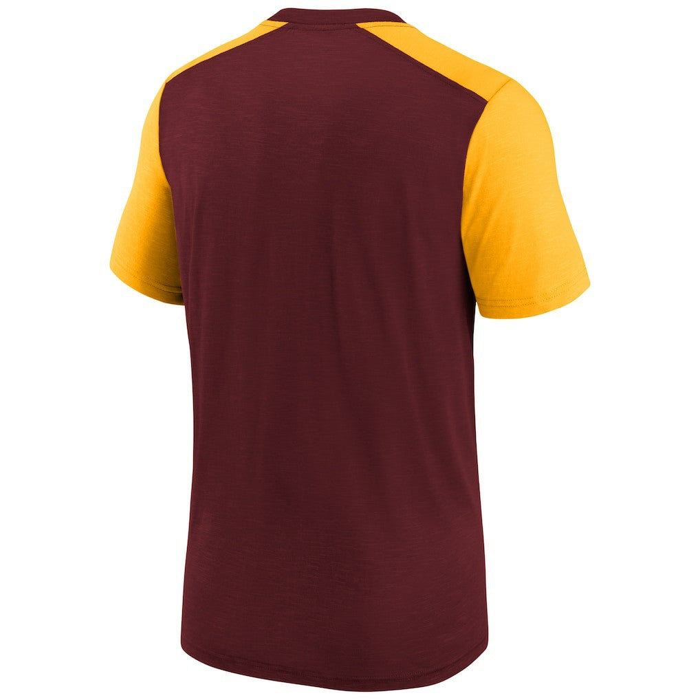 Washington Commanders Nike Youth Colorblock Team Name T-Shirt