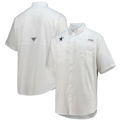 Dallas Cowboys Columbia Tamiami Omni-Shade Button-Down Short Sleeve Shirt