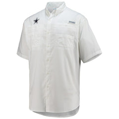 Dallas Cowboys Columbia Tamiami Omni-Shade Button-Down Short Sleeve Shirt