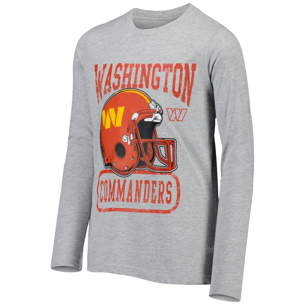 Washington Commanders  Youth Head-to-Head Long Sleeve T-Shirt