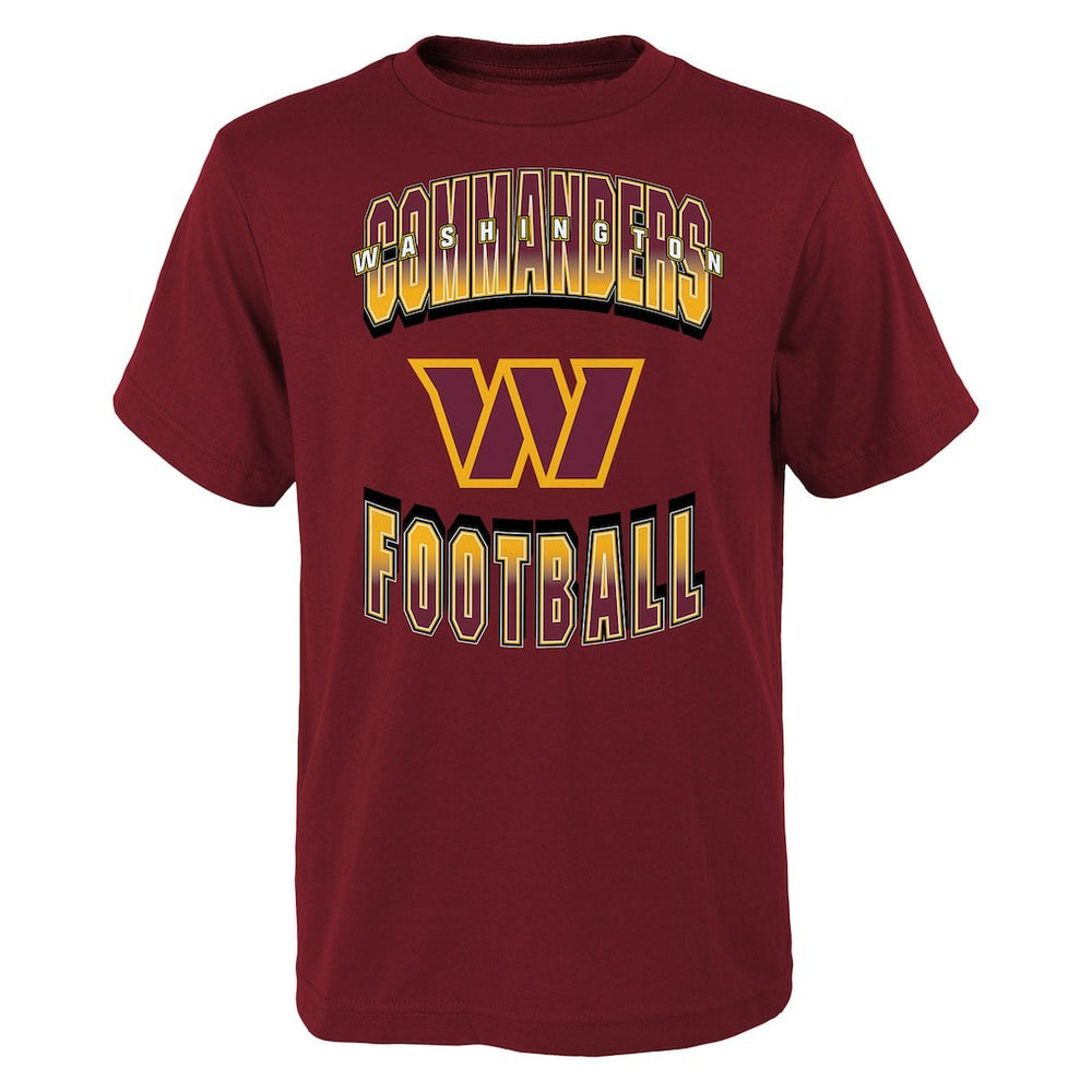 Washington Commanders  Youth Forward Progress T-Shirt