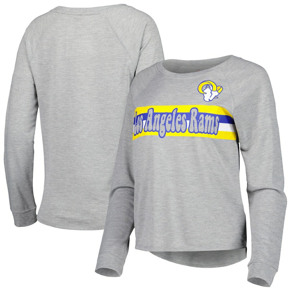 Los Angeles Rams  Juniors All Striped Up Raglan Long Sleeve T-Shirt