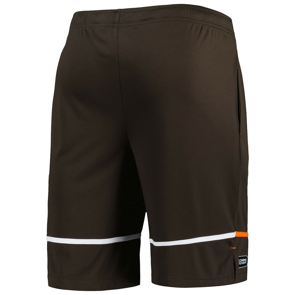 Cleveland Browns New Era Combine Authentic Rusher Training Shorts