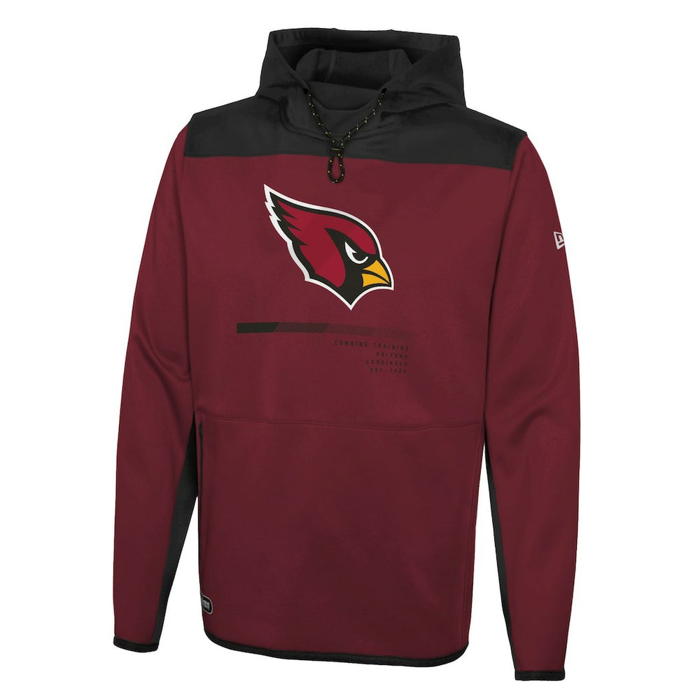Arizona Cardinals New Era Combine Authentic Hard Hitter Pullover Hoodie