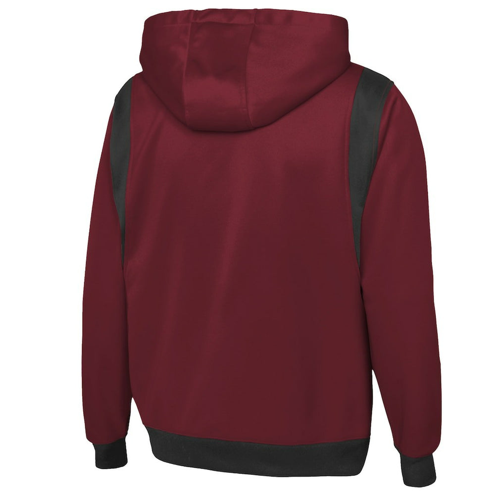 Arizona Cardinals New Era Combine Authentic Drop Back Full-Zip Hoodie