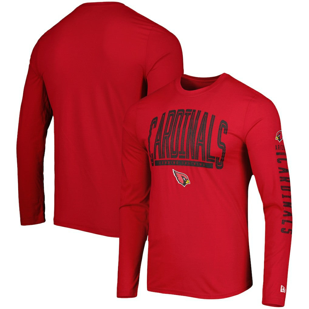 Arizona Cardinals New Era Combine Authentic Home Stadium Long Sleeve T-Shirt