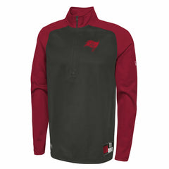 Tampa Bay Buccaneers New Era Combine Authentic O-Line Raglan Half-Zip Jacket
