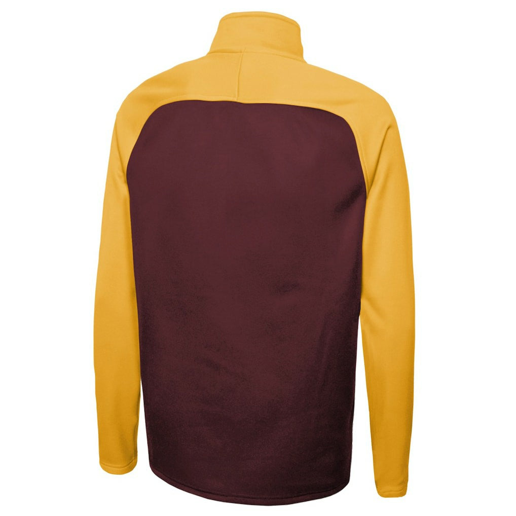 Washington Commanders New Era Combine Authentic O-Line Raglan Half-Zip Jacket