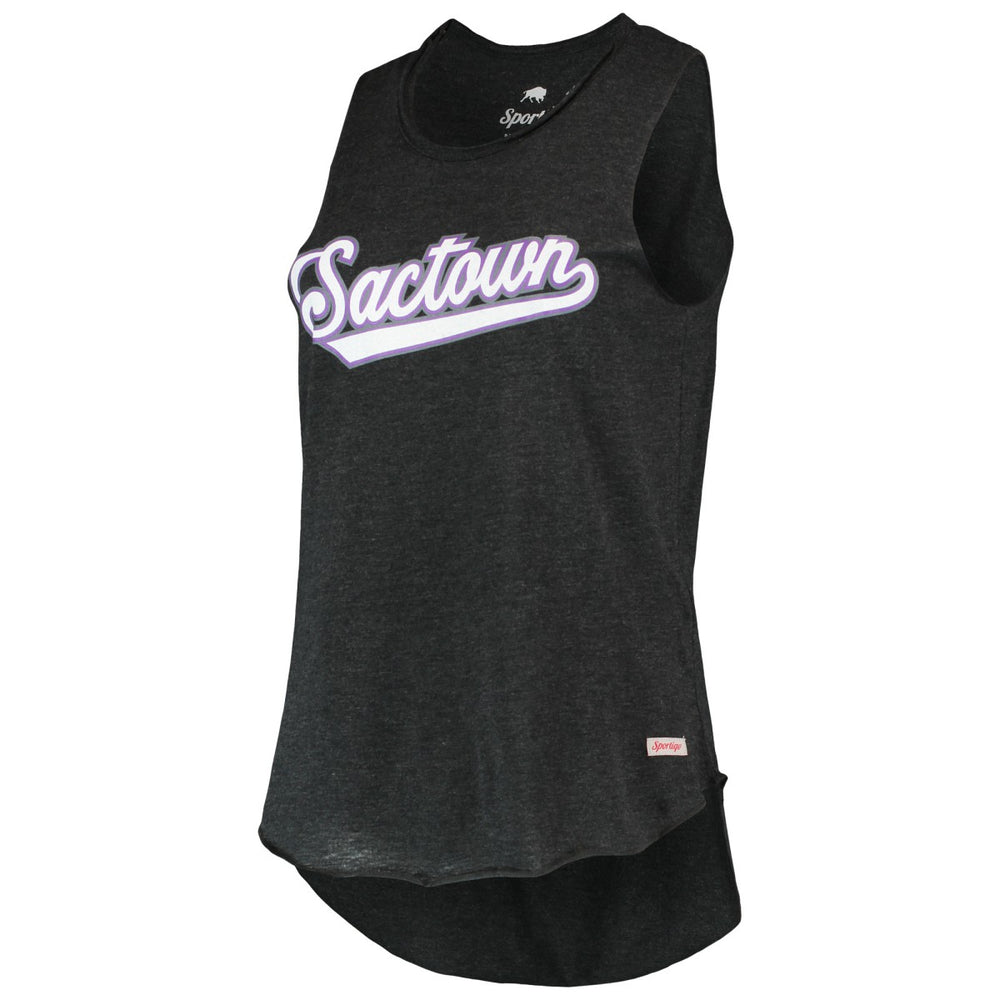 Sacramento Kings Sportiqe Women's Sactown Janie Tri-Blend Tank Top Discount