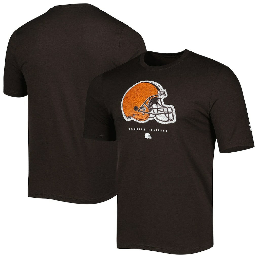 Cleveland Browns New Era Combine Authentic Ball Logo T-Shirt