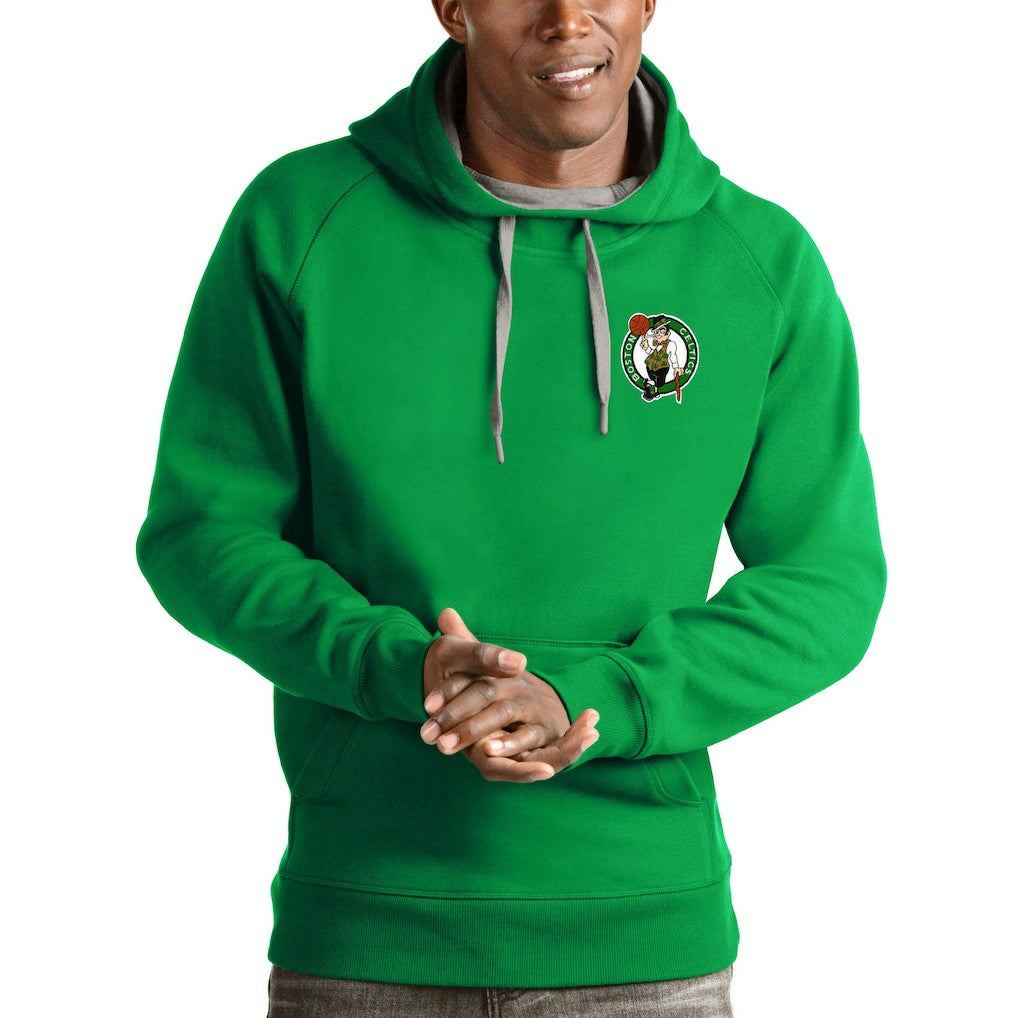 Boston Celtics Antigua Victory Pullover Hoodie On Sale