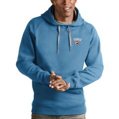 Oklahoma City Thunder Antigua Victory Pullover Hoodie On Sale