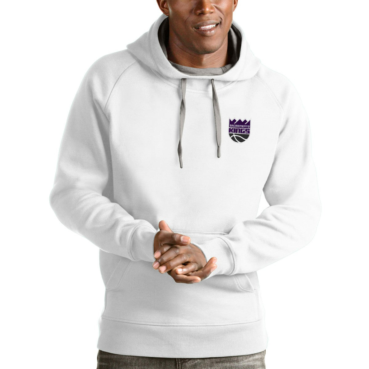 Sacramento Kings Antigua Victory Pullover Hoodie Discount