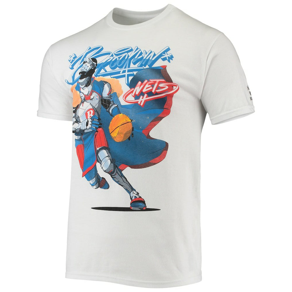 Brooklyn Nets NBA x McFlyy Identify Artist Series T-Shirt New