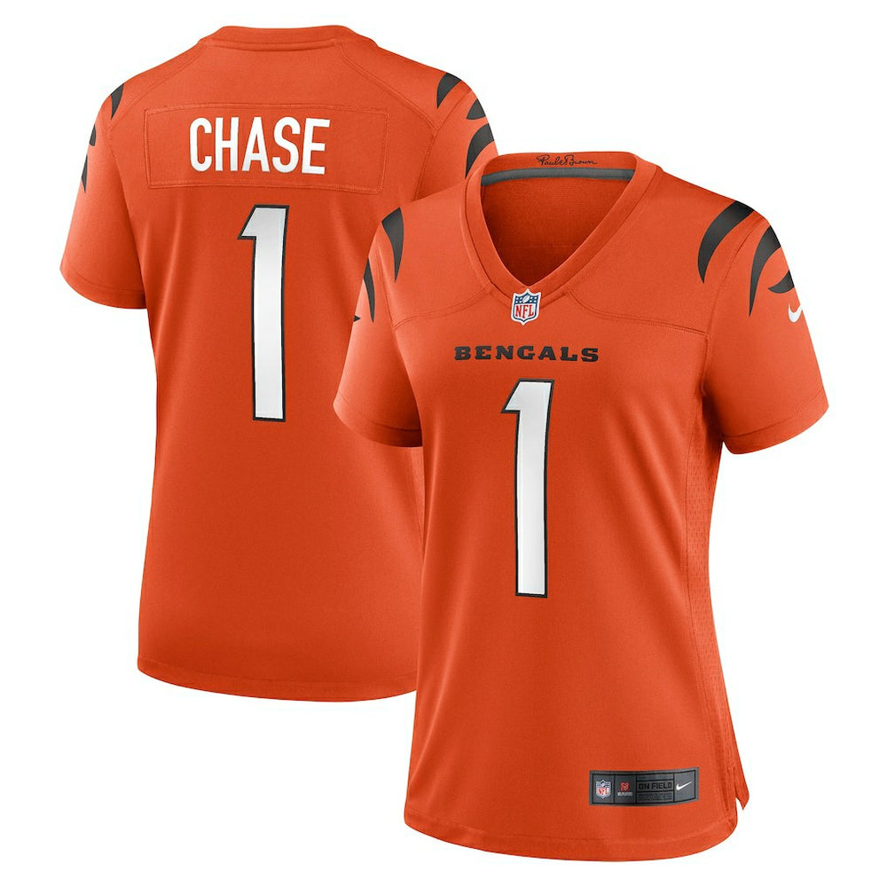 Cincinnati Bengals Nike Ja'Marr Chase  Women's Alternate Game Jersey