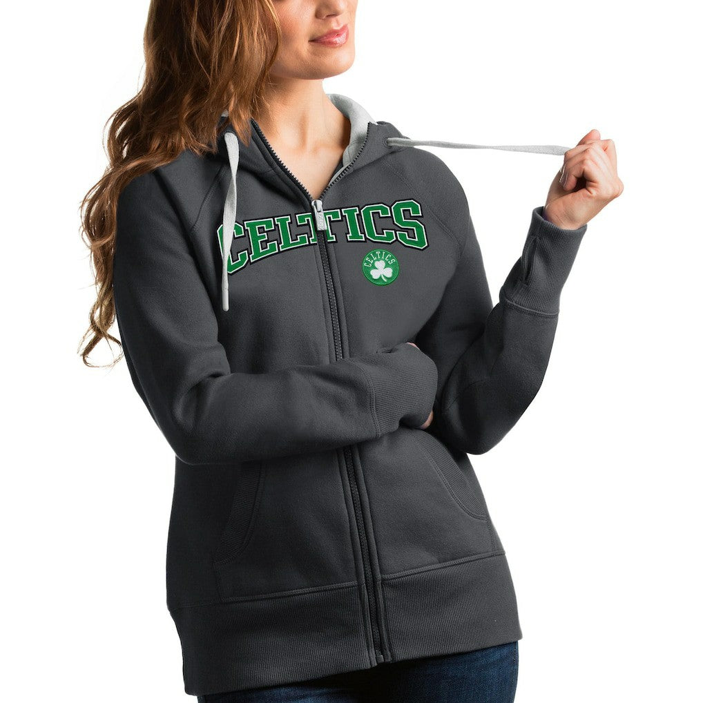 Boston Celtics Antigua Women's Team Victory Full-Zip Hoodie Online