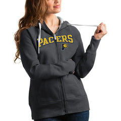 Indiana Pacers Antigua Women's Team Victory Full-Zip Hoodie On Sale