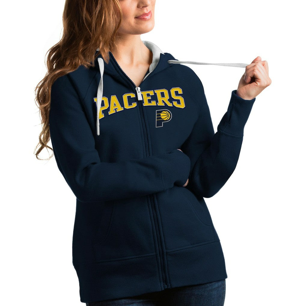 Indiana Pacers Antigua Women's Team Victory Full-Zip Hoodie Discount