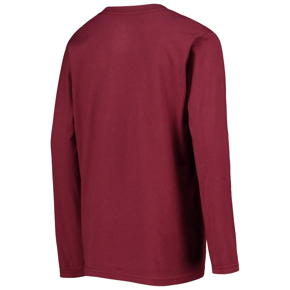 Washington Commanders  Youth Primary Team Logo Long Sleeve T-Shirt