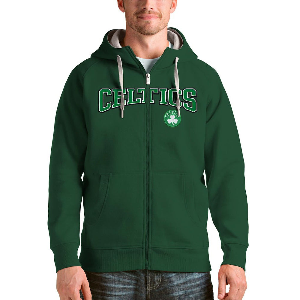 Boston Celtics Antigua Victory Full-Zip Hoodie Outlet