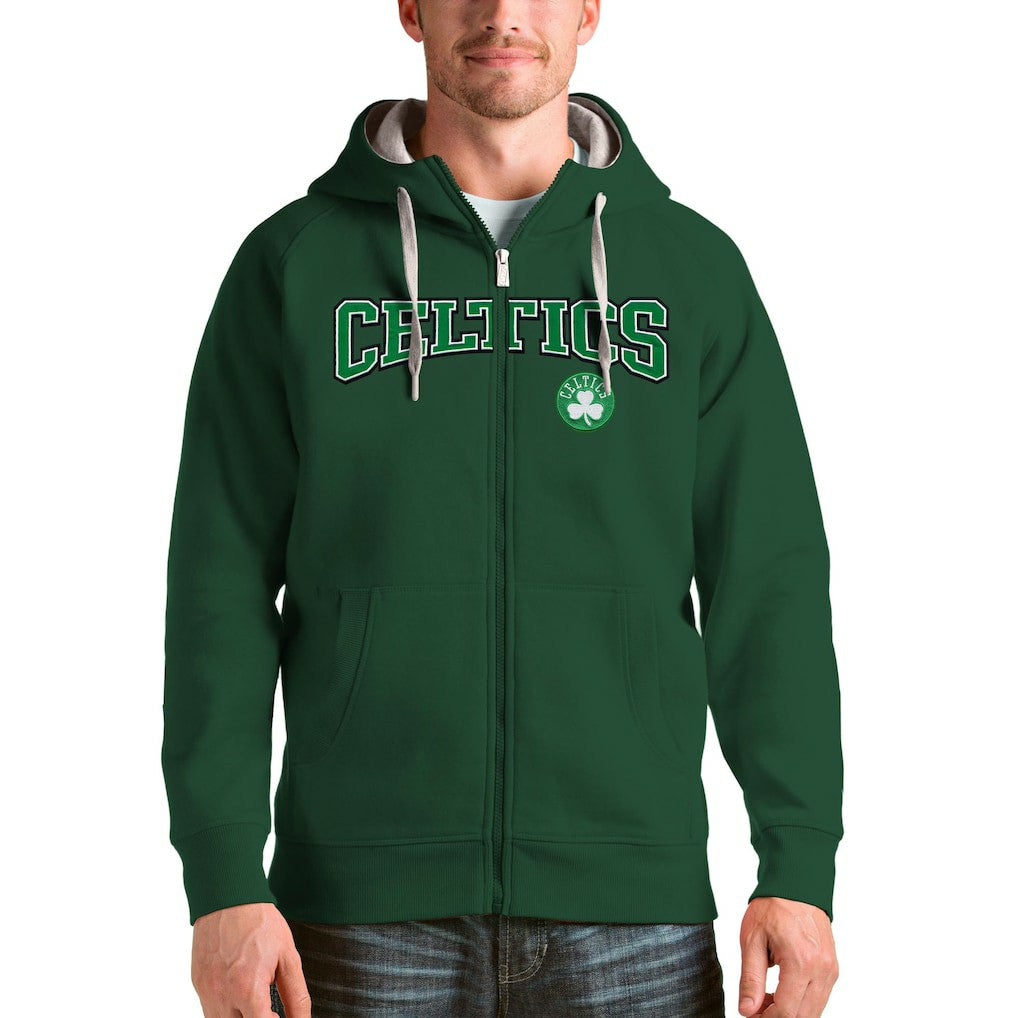 Boston Celtics Antigua Victory Full-Zip Hoodie Outlet