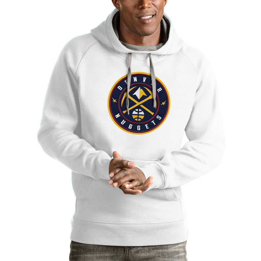 Denver Nuggets Antigua Logo Victory Pullover Hoodie sale On Sale