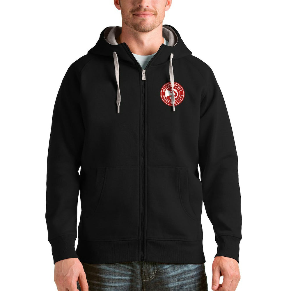 Atlanta Hawks Antigua Logo Victory Full-Zip Hoodie Online