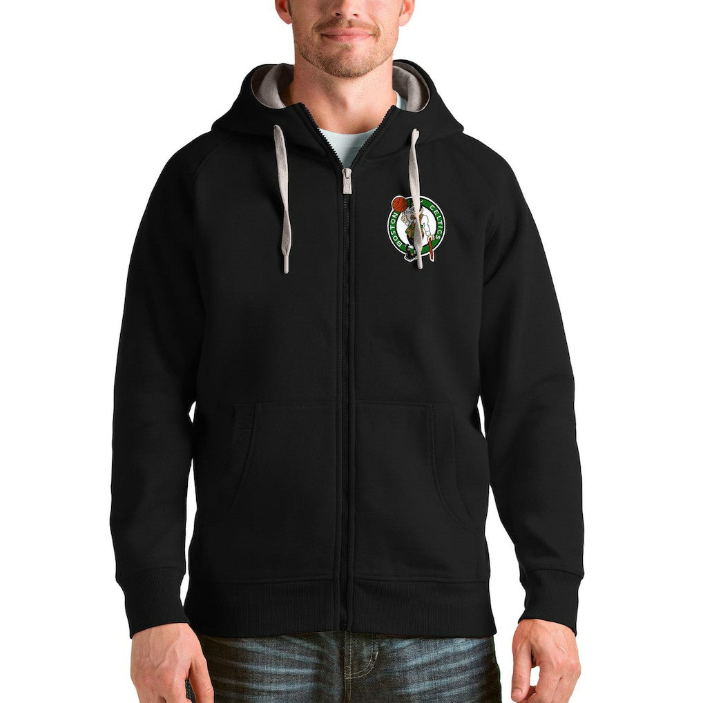 Boston Celtics Antigua Logo Victory Full-Zip Hoodie Discount