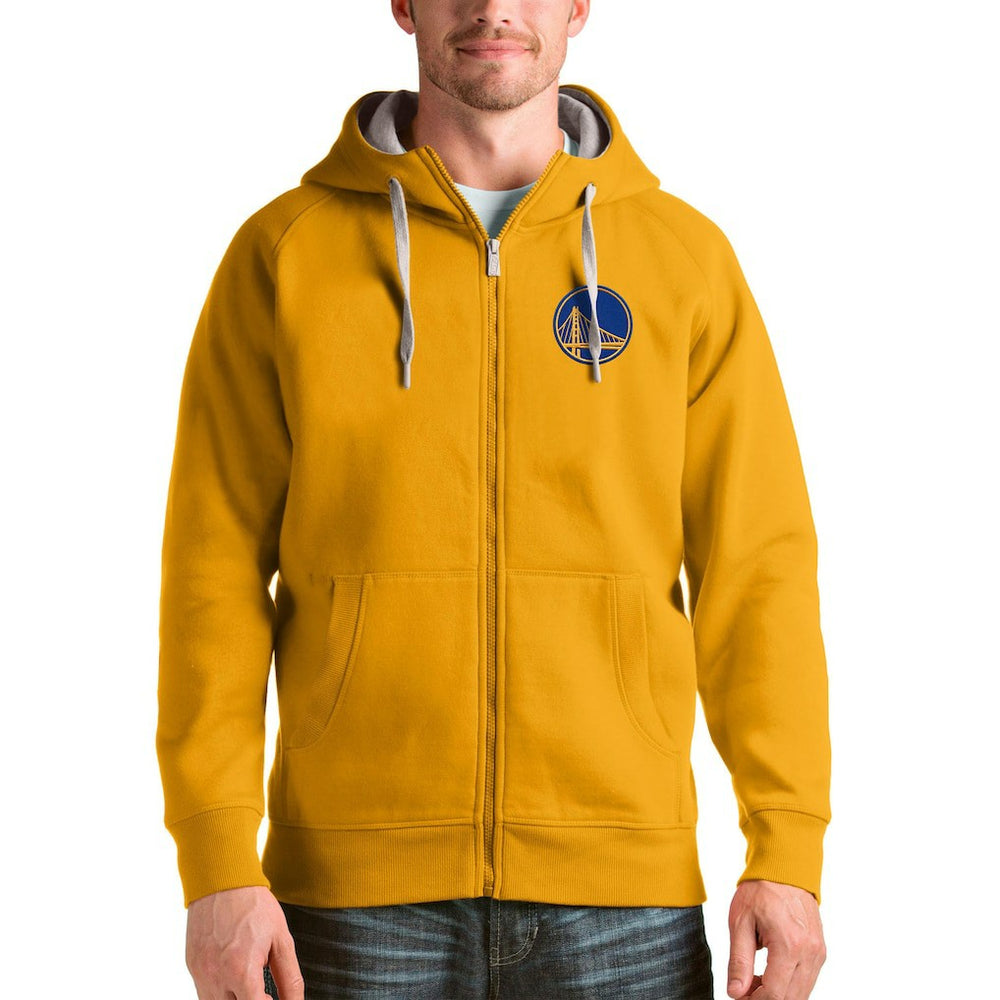 Golden State Warriors Antigua Logo Victory Full-Zip Hoodie sale New