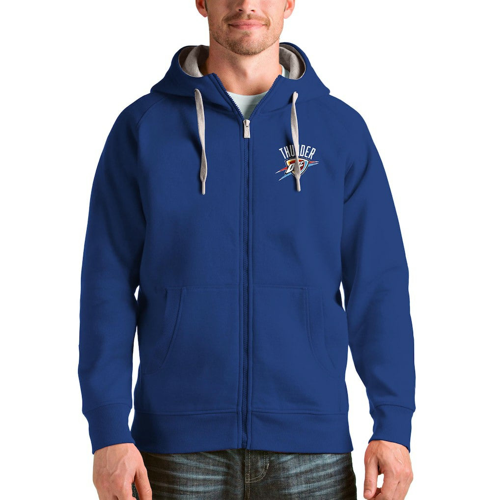 Oklahoma City Thunder Antigua Logo Victory Full-Zip Hoodie Online