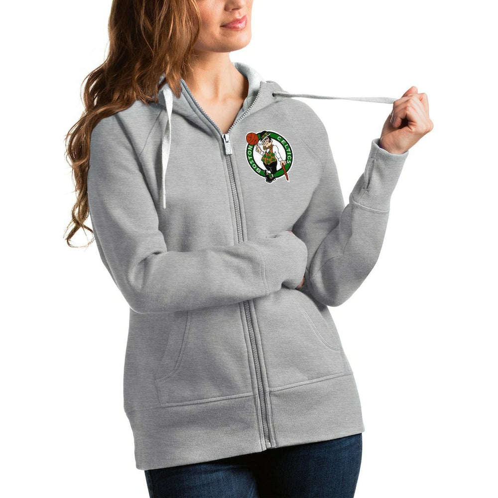 Boston Celtics Antigua Women's Victory Full-Zip Hoodie Discount
