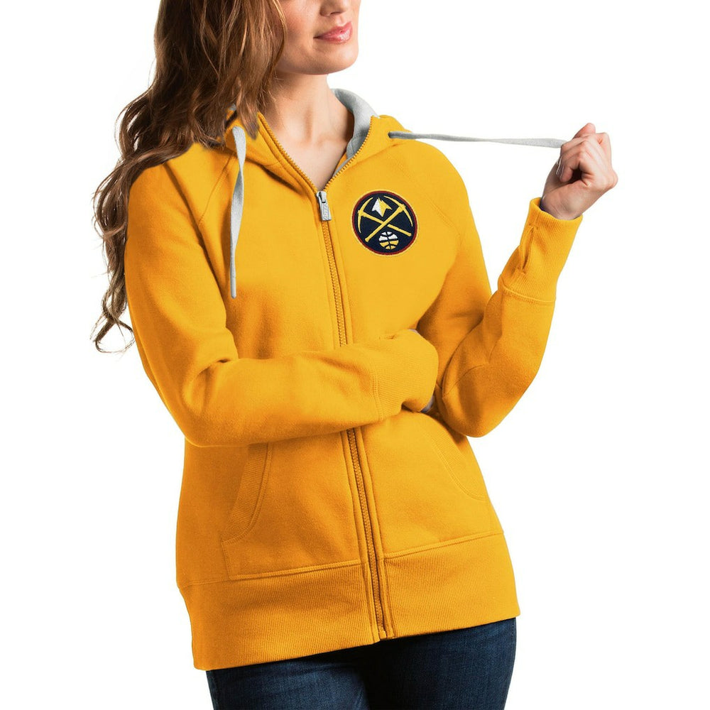 Denver Nuggets Antigua Women's Victory Full-Zip Hoodie sale Online