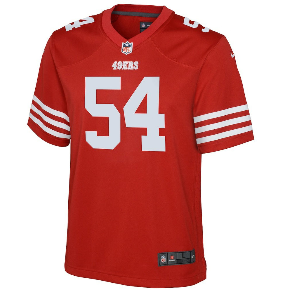 San Francisco 49ers Nike Fred Warner  Youth Game Jersey