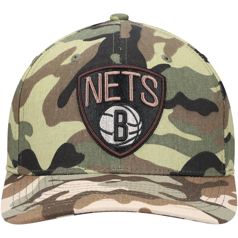 Brooklyn Nets Woodland Desert Snapback Hat Discount