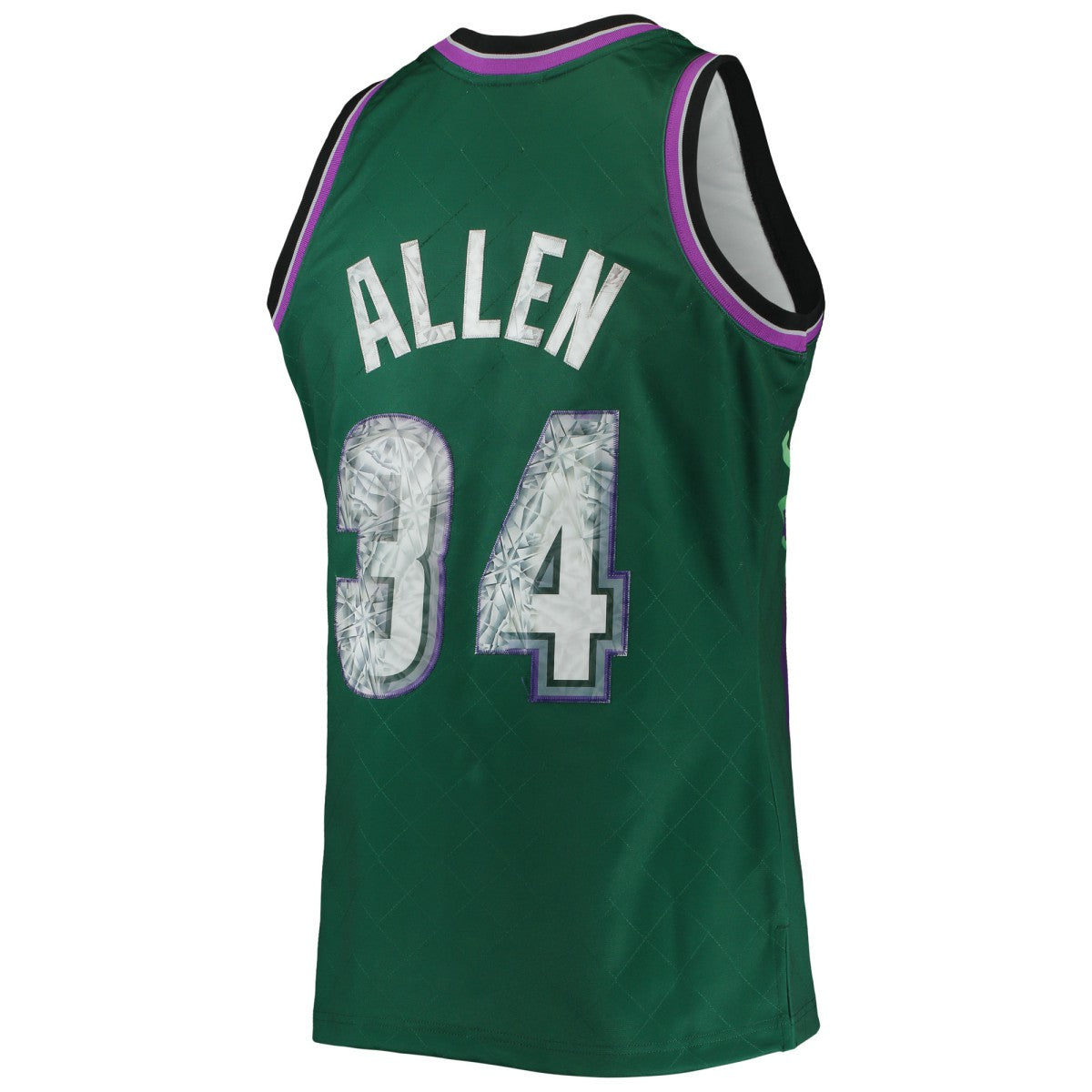 Ray Allen Milwaukee Bucks 1996/97 Hardwood Classics NBA 75th Anniversary Diamond Swingman Jersey Online