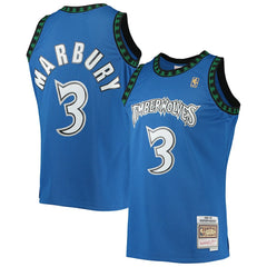 Stephon Marbury Minnesota Timberwolves 1996/97 Hardwood Classics Swingman Jersey New